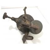 Antique Primitive Bench Grinder - working! Antique Primitive Bench Grinder - working!