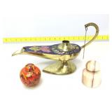 Cloisonne vase and more, see photos