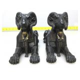 2 Egypt Ram style figures, approx 9 inches long