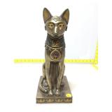 Egyptian style cat statue 13x5 in