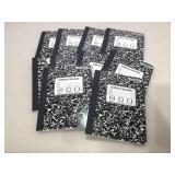 Composition notebooks.