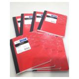 New. 5 star college rule composition notebooks.
