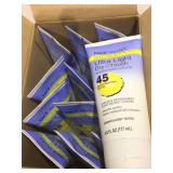 Case. NOS face values 45 ultra light sunscreen