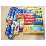 NOS. Assorted toothpastes. NIB.