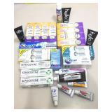 NOS. Assorted toothpastes. NIB.