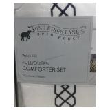 NIB. Comforter set F/Q. One Kings Lane. Open
