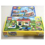 Lego city and Lego creator sets.