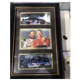 Large shadow box the earnhardts heavy piece metal