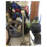 Floor lamp, approx 6 ft tall