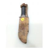 Sheriff Knife Solingen 13179 Germany In sheath.