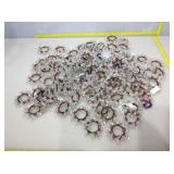 Decor items. Napkin holders and strung lights.