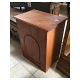 Wood cabinet, approx 3 ft tall