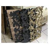 New Metal fireplace screen w/original box