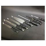 New set of Toscana Damascus steel forge knifes. 7