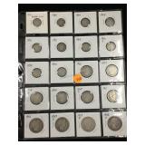 Silver barber dollar coins sheets. $4.5 Face value