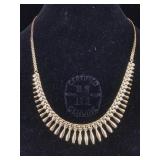 Sterling necklace 18K Gold plated. 16 in, TW 11.8