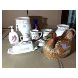 Assorted Taos Treasure Craft dishware and more