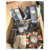 Blackberry and assorted Cell Phones