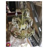 Metal Chandelier with Cherubs