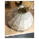 Vintage Glass Light Fixture cover