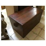Solid wood trunk, (needs some TLC - see photos),