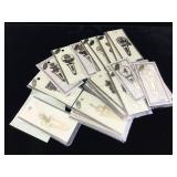 Lot of brand new 24K Gold plated book marks