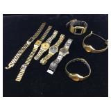 Vintage lot of Seiko and Citizen quartz watches.