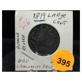 1819 Liberty Head Large Cent