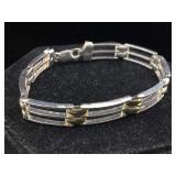 Sterling bracelet. 6 in, 13 g
