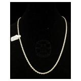 Sterling Designer necklace 20"