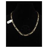 14K Gold Designer chain necklace 18" 22.5g