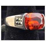 Sterling Ring sz 12
