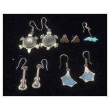 4-Sterling pairs earrings