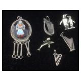 6-Sterling Pendants
