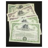 Lot of Stock certificates