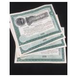 Lot of Stock certificates