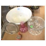 Assorted Glassware and sinkers