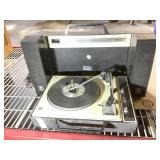 GE Belt drive record player in case