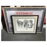 Titanic Framed poster and more