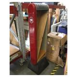 Victorinox display cabinet, approx 5.6 ft tall