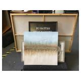 Assorted decorative prints and more