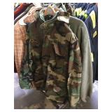 Assorted military jackets and more