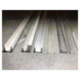 Extruded Aluminum LED track with plastic covers