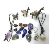 Assorted Rocks and Gemsstones.