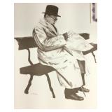 Sarah Churchill LE Remarque Embossed Lithograph