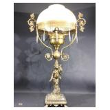 Victorian Cherub Original Kerosene Parlor Table