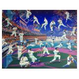 Melanie Taylor Kent LE Serigraph w/ COA. Dodgers,