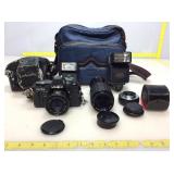 Minolta X-7A 35mm film camera w/ 50mm 1.7,