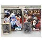2 New DC Chess Collection Pieces incl. Captain