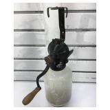 Vintage Arcade Glass Coffee Grinder. No catch